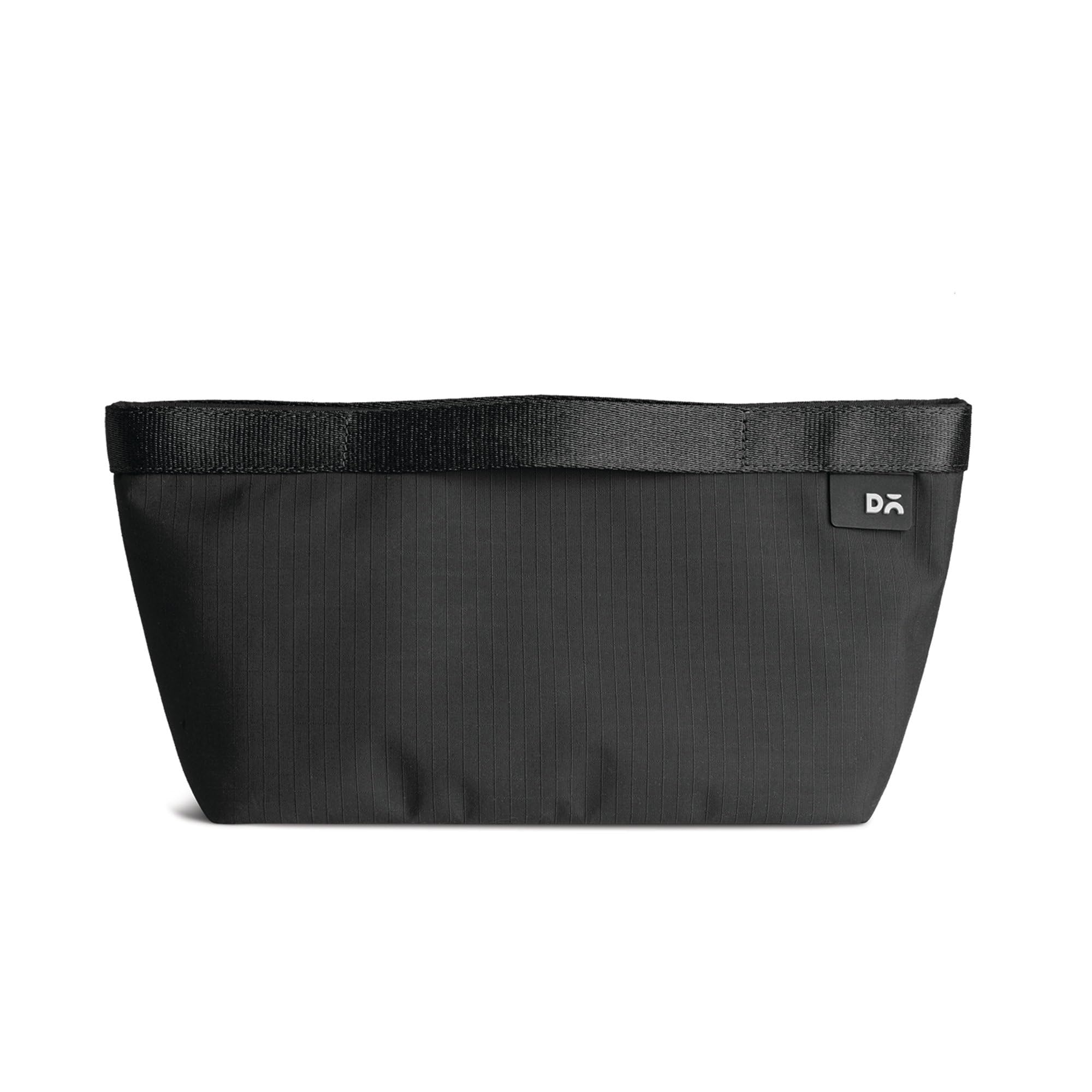 DailyObjects Small Pivot Carry All Pouch for Men and Women |Zippered Compartment|Lightweight|Water Repellent|Portable| Recycled Nylon| Concealed Handles| For Daily Use/Travel (Black)-image-31