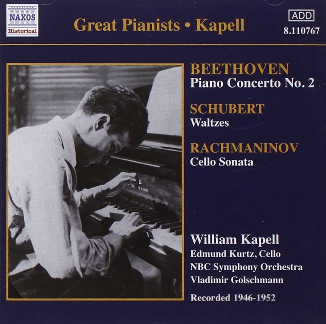 Beethoven - Piano Concerto No 2; Schubert - Piano Pieces; Rachmaninov - Cello Sonata