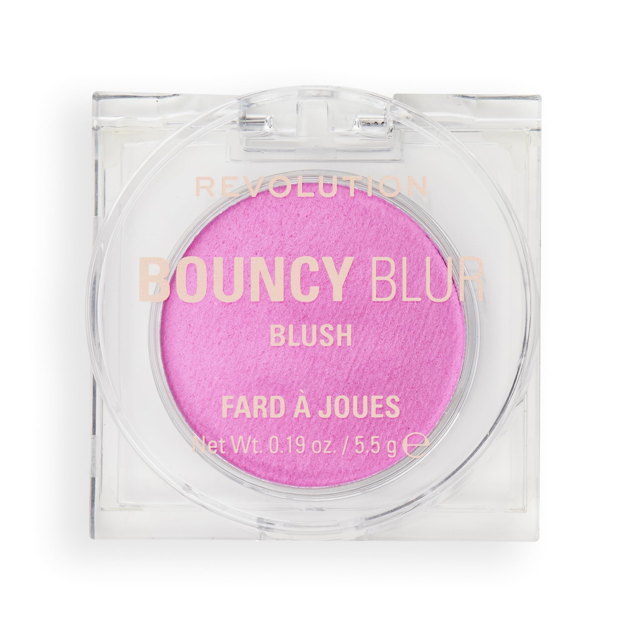 Revolution Bouncy Blur Blush, Cheek & Lip Makeup, Buildable & Blurring Formula, Bubble Bounce Lilac Pink, Vegan & Cruelty-Free