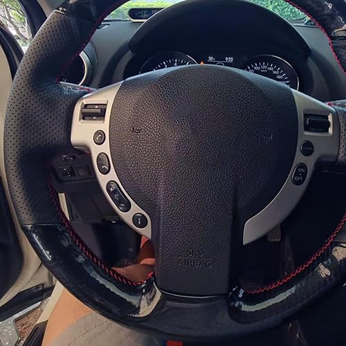 Miniatura 2 de Fundas de volante para Nissan Qashqai X-Trail NV200 Rogue, cubierta personalizada para volante accesorios de coche