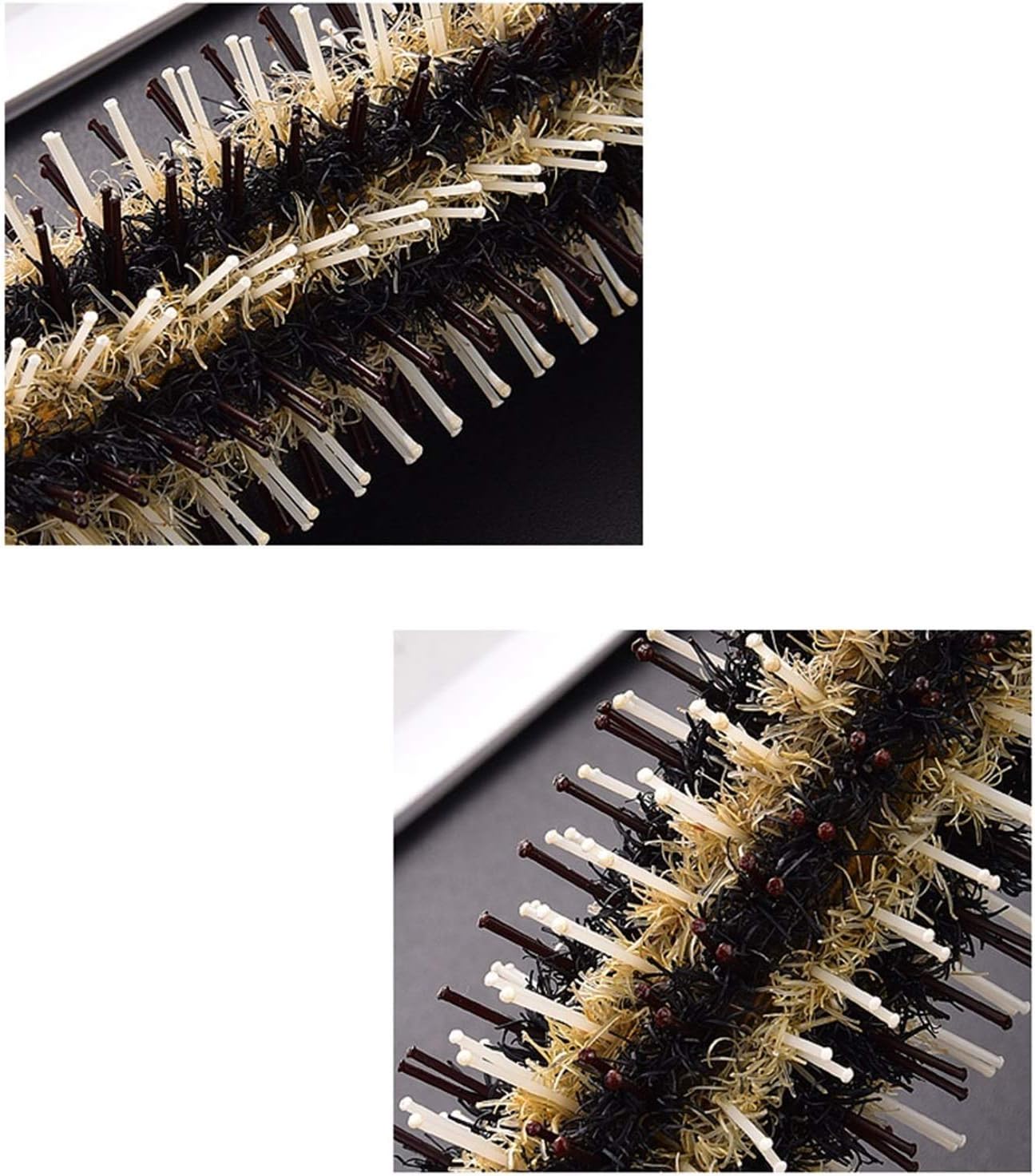 Household Round Hair Brush, Nylon Round Comb, Curling Tool, 10.6 Inches, Suitable For Thick Or Thin Hair, Pig Bristles Hair comb(A)