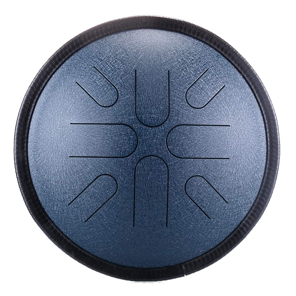 10in 8 Notes Thumue Thumue Drum, Con Mazze, Picks Dito, Bacchette Da Tamburo, Borsa Da Trasporto, Libro Tutorial Inglese, Regalo Perfetto Per Famiglie E Amici (Color : Blue)