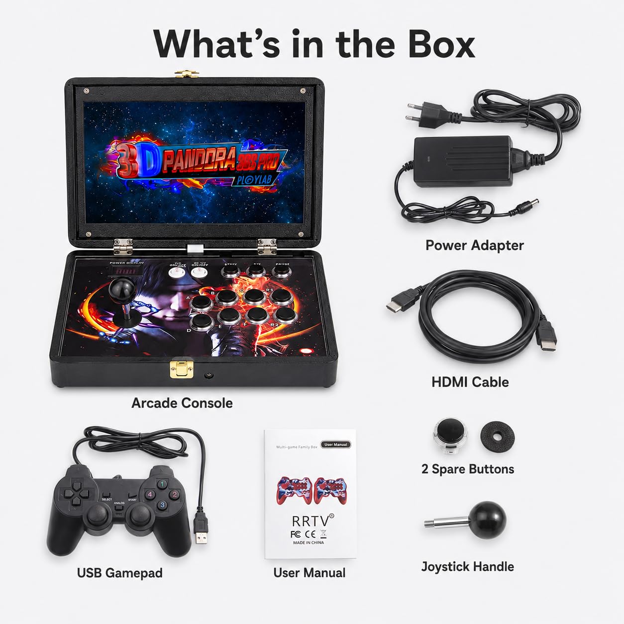 36S 3D retro zręcznościowa konsola do gier, 14 cali, Full HD, 128 GB pamięci masowej | Przenośna maszyna do gier WiFi HDMI całkowicie metalowa obudowa klasyczne gry rozrywka
