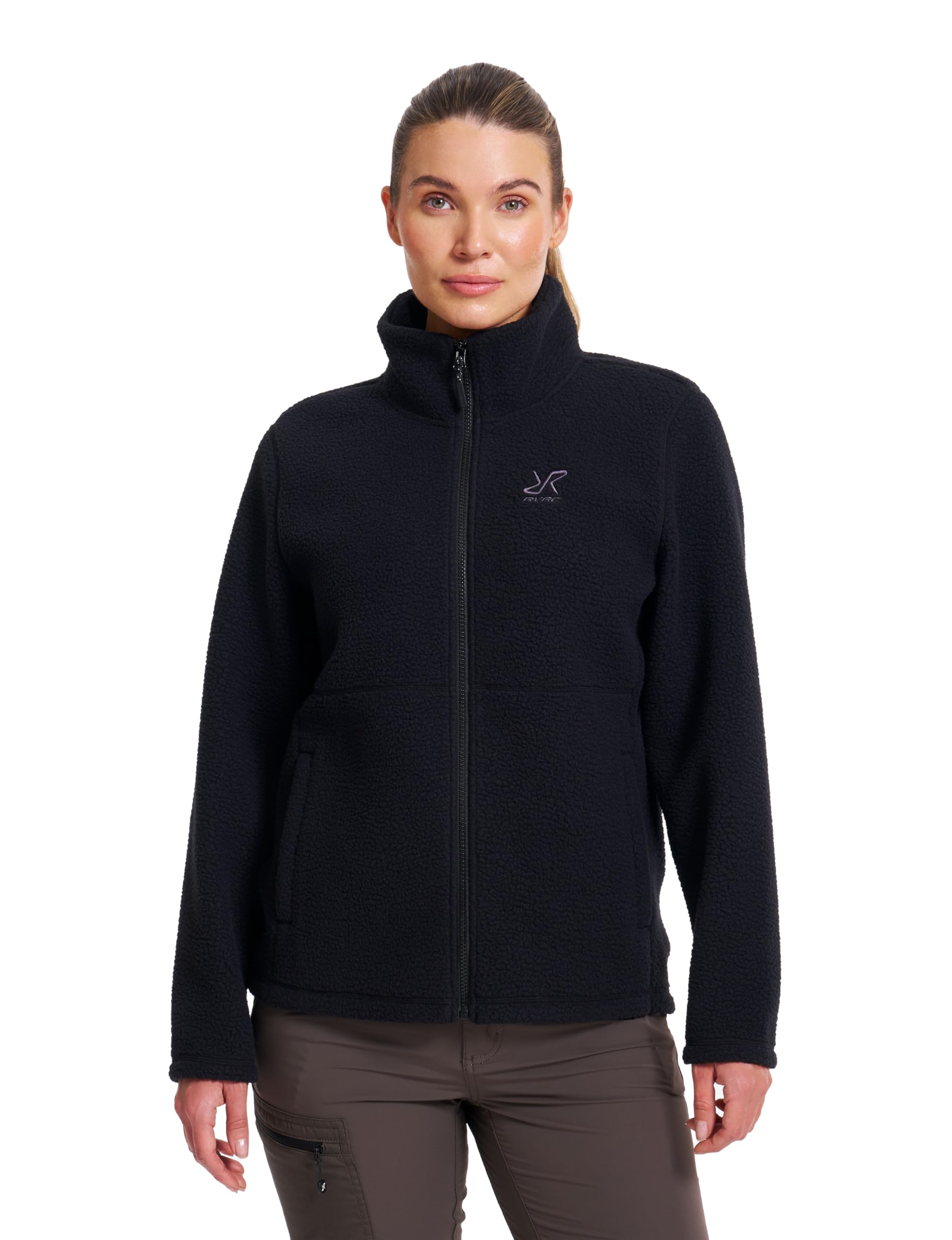 RevolutionRace Moss Pile Fleece für Damen, Weiches Fleecejacke perfekte für Wanderungen und Outdoor-Abenteuer