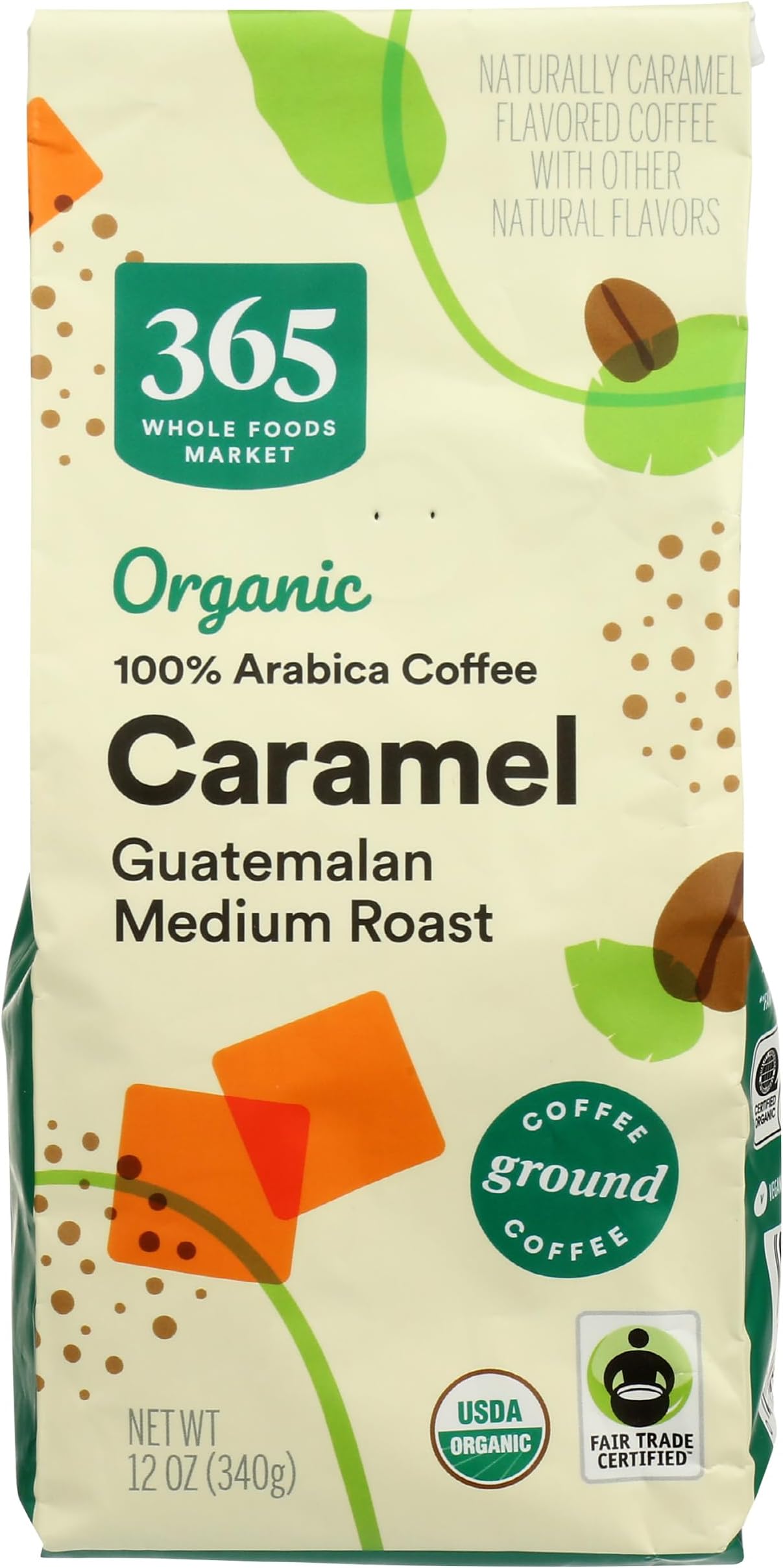 365 by Whole Foods Market, Organic Caramel Ground Coffee, 12 Ounce