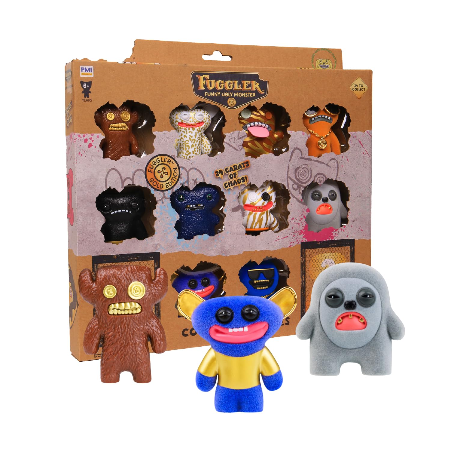 Fuggler Gold Edition collectible Figures 12 pack deluxe box - Assortment B