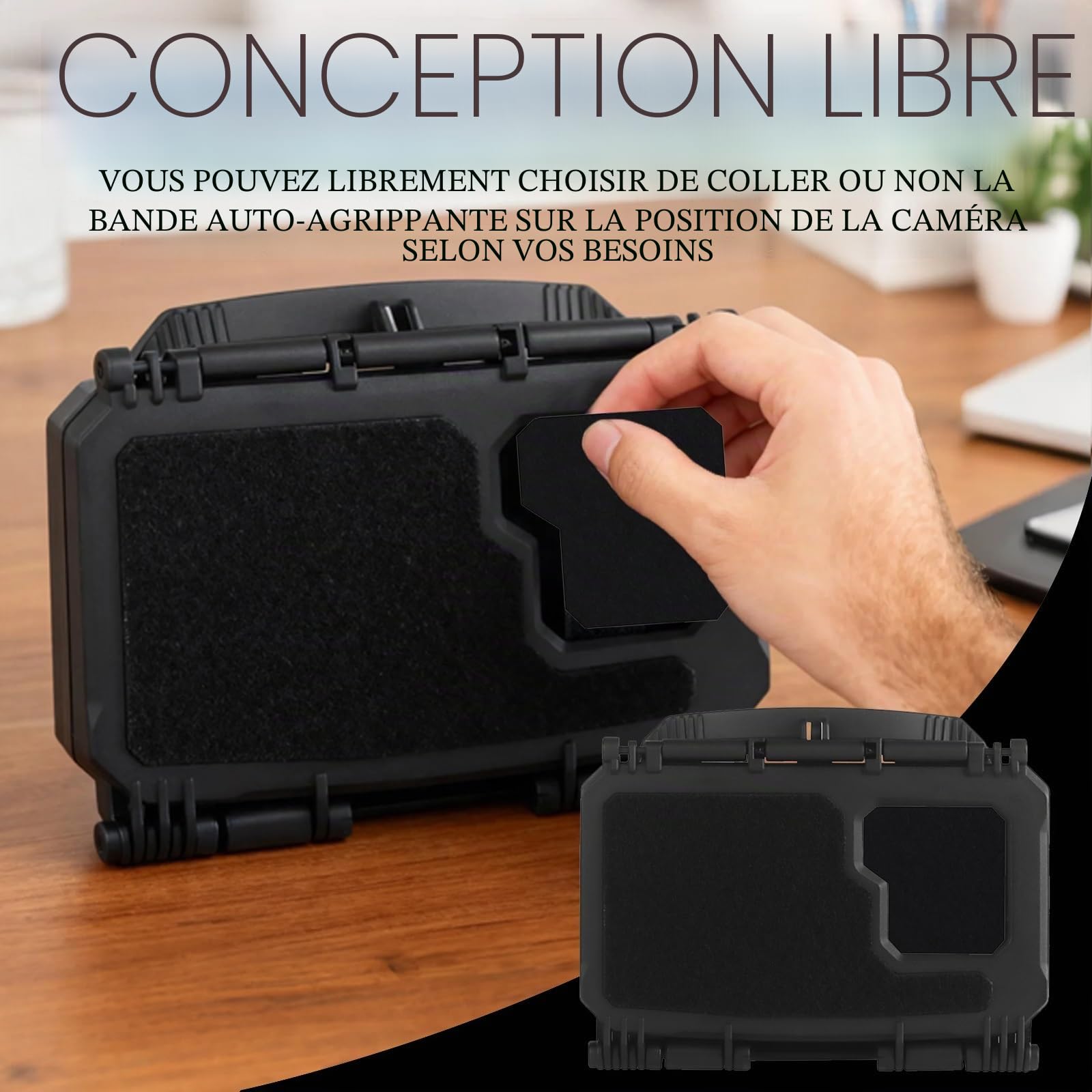 Support de Téléphone Tactique Multifonctionnel pour Poitrine, Plaque de Navigation Molle pour Airsoft, Randonnée, Cyclisme, Missions Tactiques en Plein Air