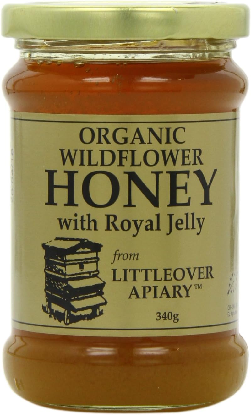 Littleover Organic Wildflower Honey With Royal Jelly 340 g (Pack of 4)