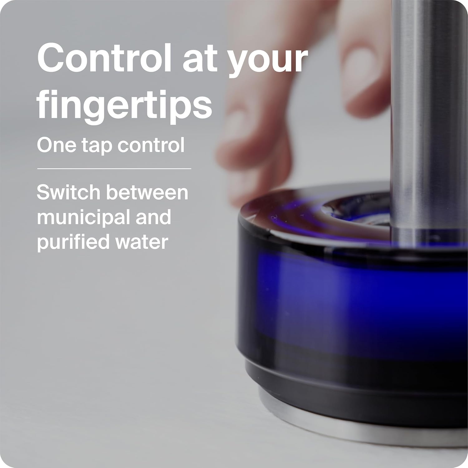 Bluewater O - Controller for Bluewater Under Sink Reverse Osmosis Water Purifier System - Switch Between Tap and RO Filter Water with One Touch - Compatible with Spirit, Kitchen Station1