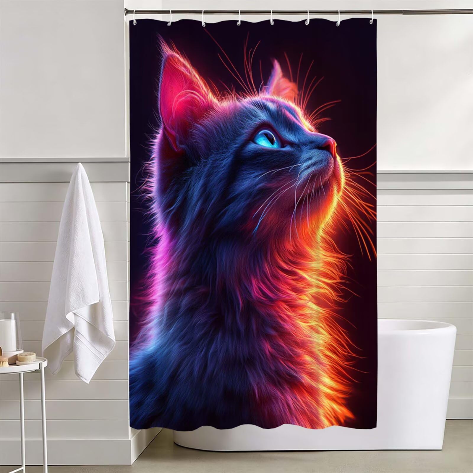 Duschvorhang Lila, Duschvorhang 200x250cm L-9