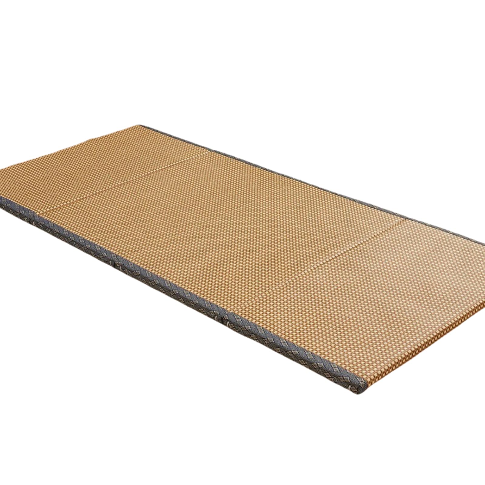 Estera De Tatami Tradicional Japonesa,Tatami Japonés Plegable,Antideslizante Estera De Tatami De Ratán,Alfombra Esterilla Tatami Plegable,Cómodo,Portátil,para Dormitorio,Meditación