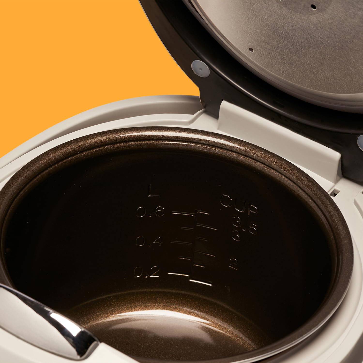 Reishunger Mini Cuociriso Digitale - Vaporiera Multifunzione Grigio Fino a 3 Persone con 8 Programmi, Tecnologia a 7 Fasi, 0.6L - Con Display LED e Funzione di Mantenimento del Caldo