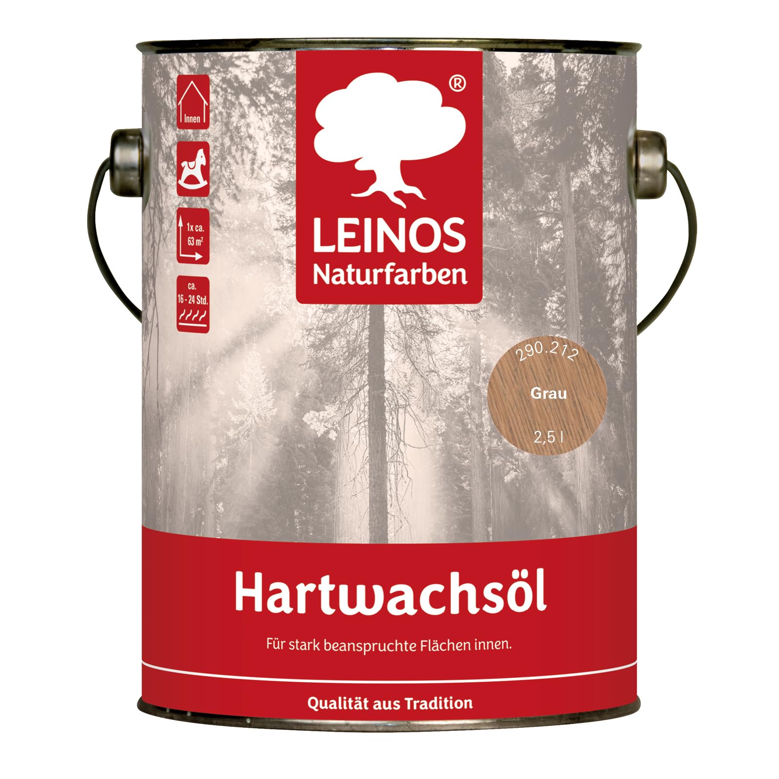 Leinos 295 twardy wosk olejek kolorowy