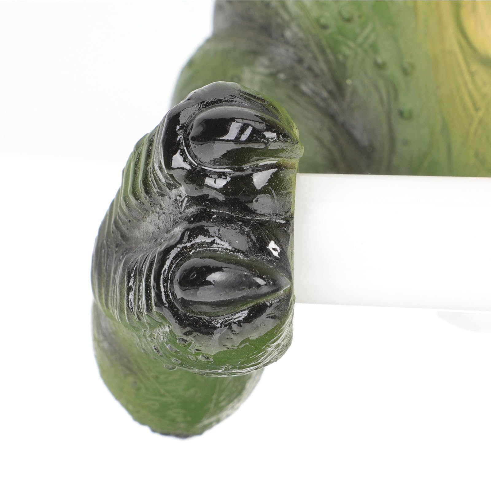 Sewroro Portarrollos de Papel Higiénico de Pared de Resina Soporte para Rollos de Papel Forma de Dinosaurio Montaje en Pared para Baño y Salón