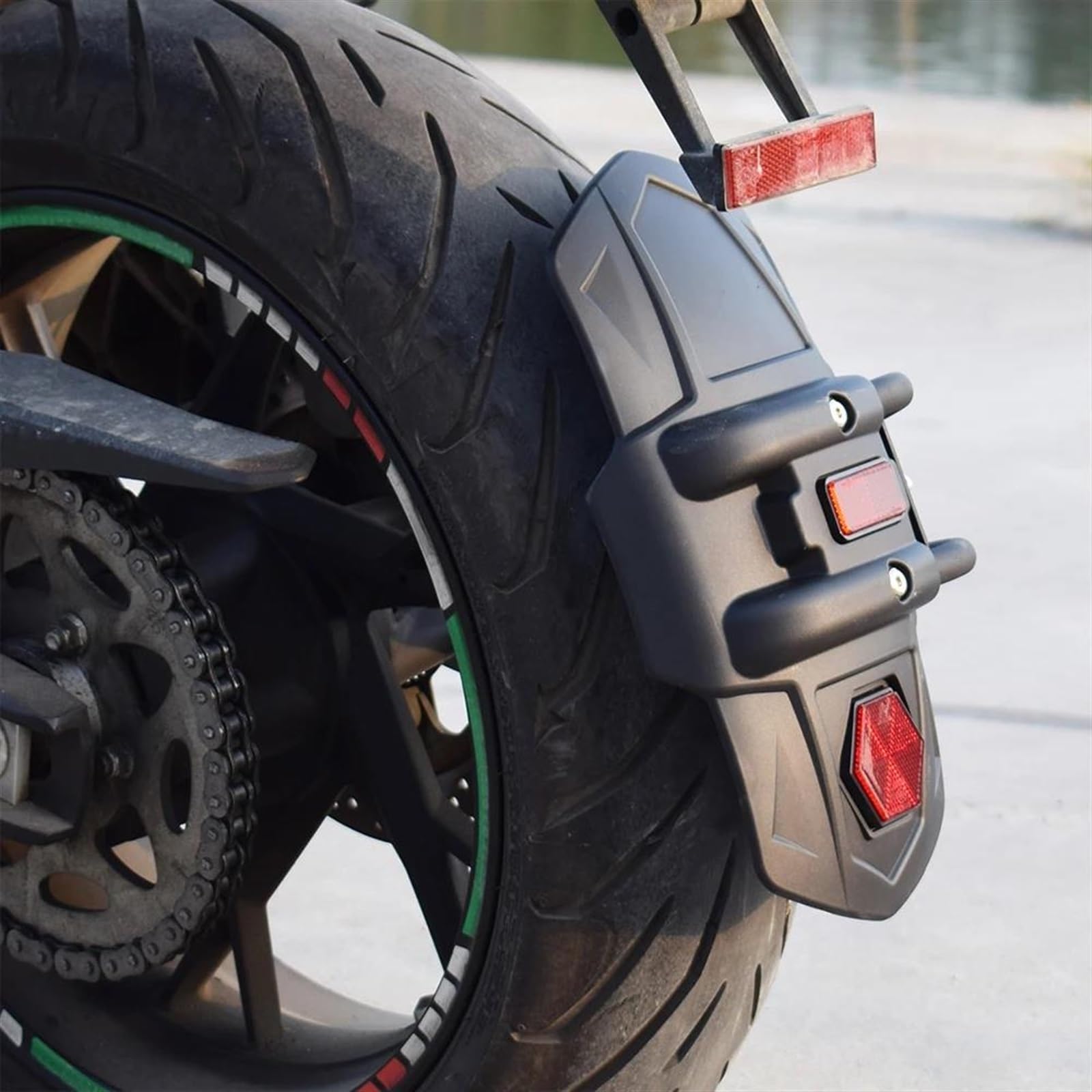 Extension Garde-boue Avant Pour Honda CB500X 2019-2021 - Protection Anti-éclaboussures - Plastique ABS Noir - Installation Facile