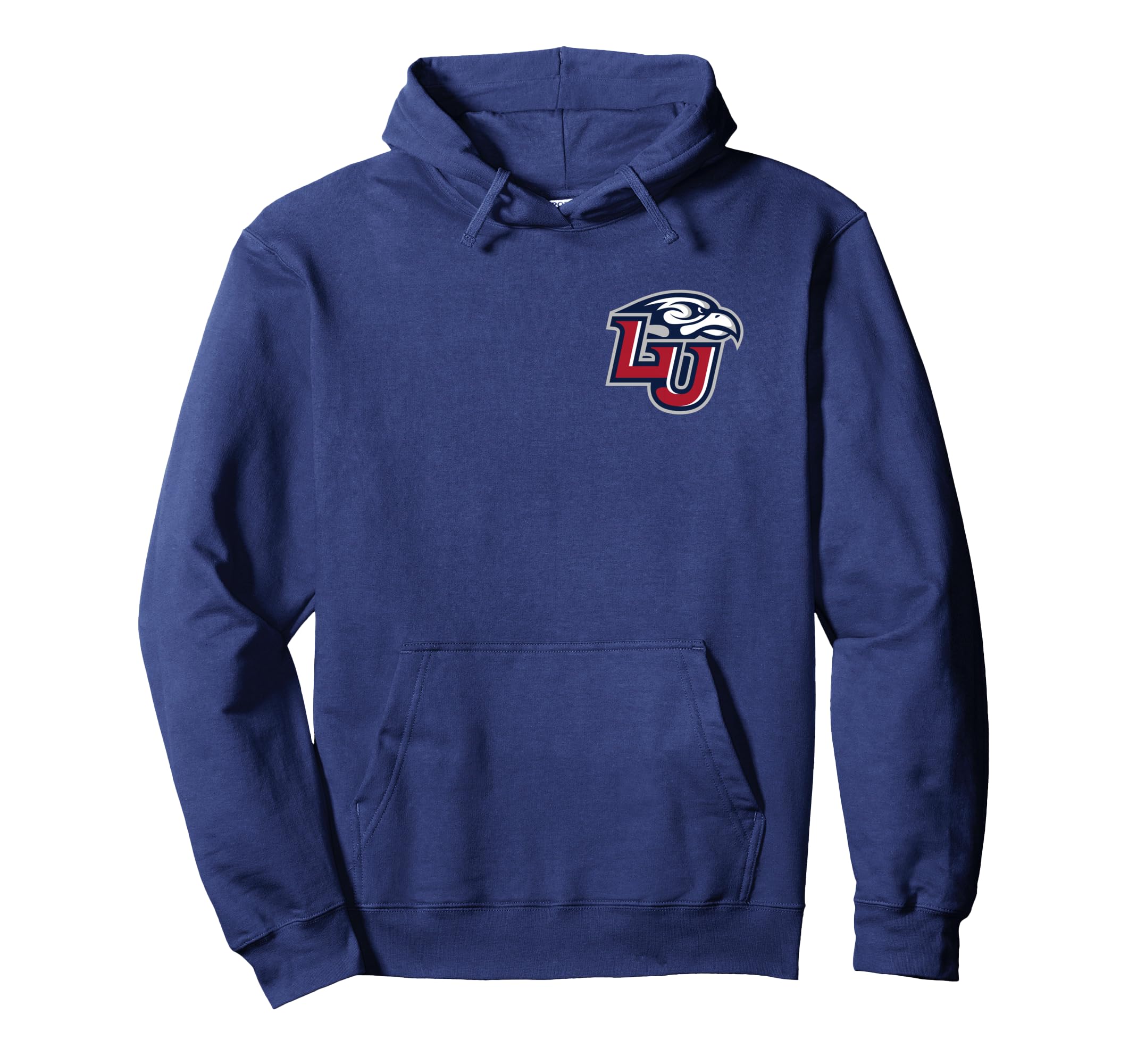 Liberty Flames Left Chest Icon Officially Licensed Pullover Hoodie
