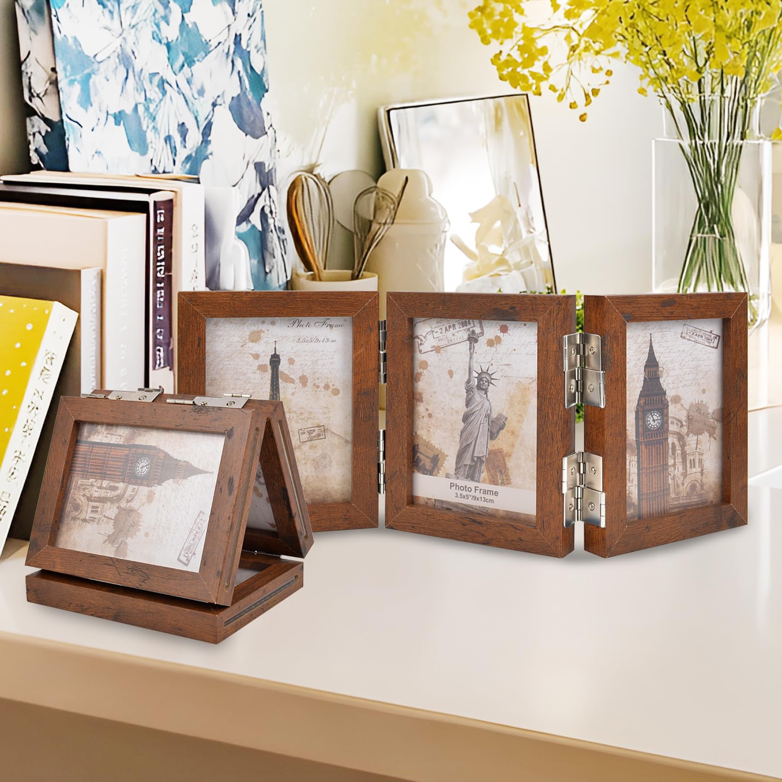 Amazon.com - Collage Picture Photo Frames - 3.5x5, Triple Hinged 3