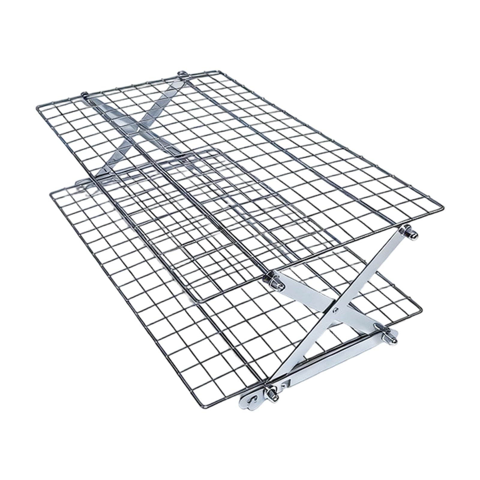Piceioep Space Efficient Wire Rack for Picnics and Portable Kitchens Made to Last with Strong Build Foldable Kitchen Planner