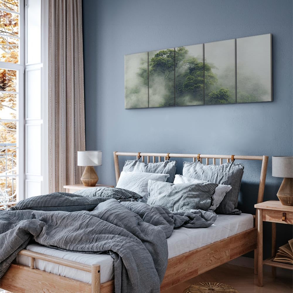 murando - Akustikbild Schallabsorber, 150x60 cm, 5-teilig, Schallschutz | Verbessert Raumakustik, reduziert Hall, ideal fürs Büro oder Wohnzimmer, hochwertige Verarbeitung, schnelle Montage, stilvoll