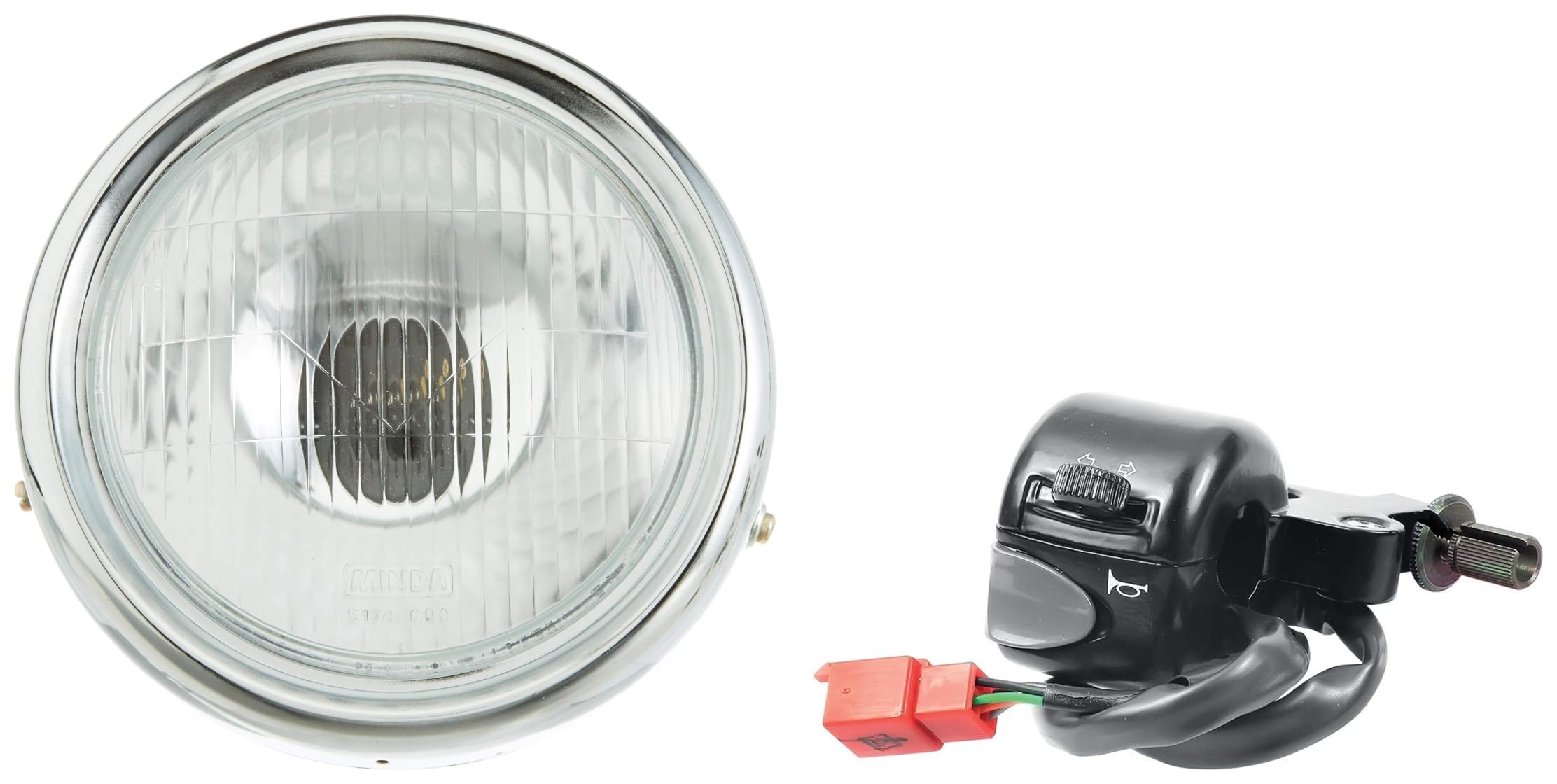 UNO Minda HL-5187 Head Light Assembly for Bajaj Boxer AT & Uno