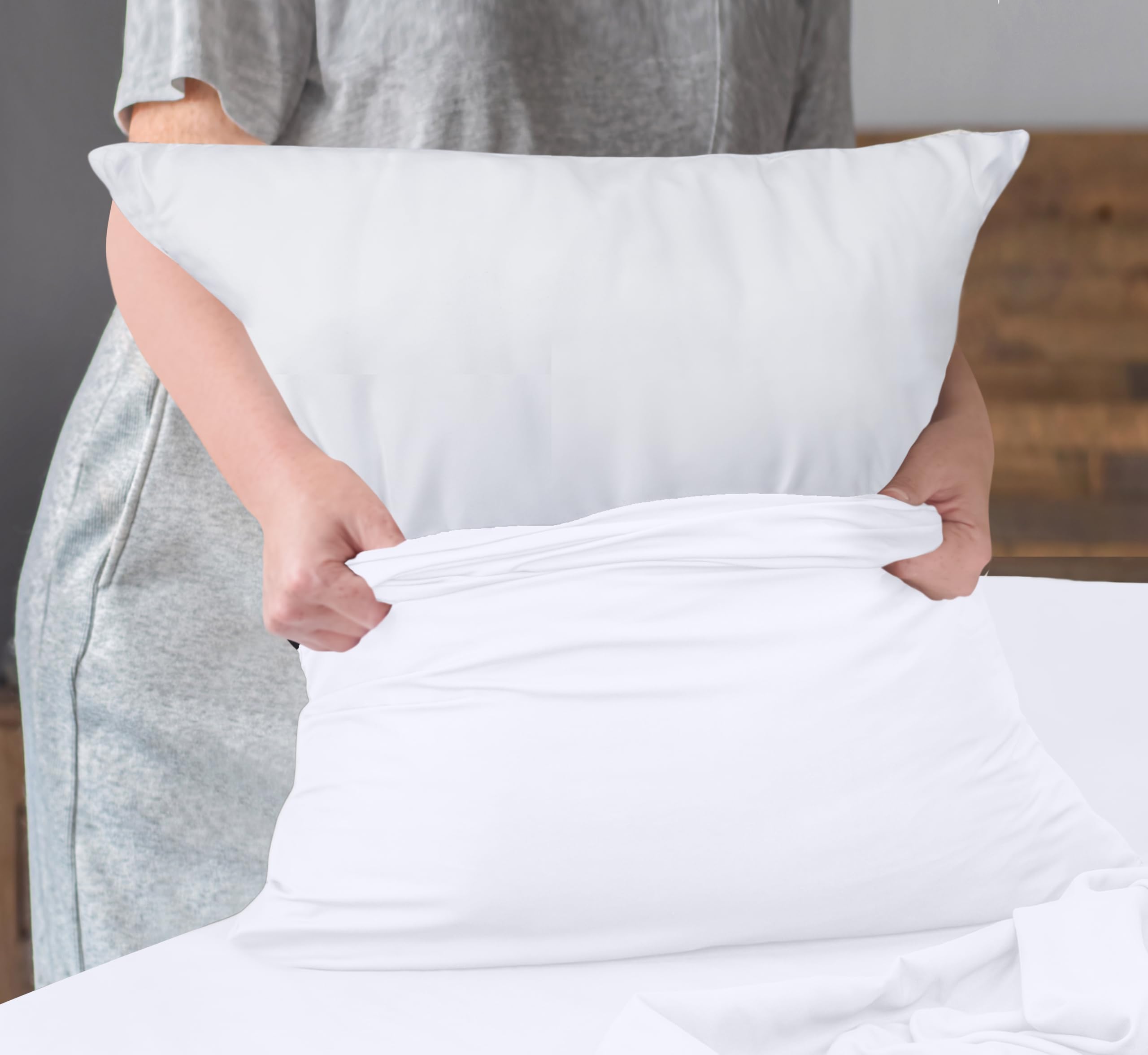 Utopia Bedding - Set Lenzuola Matrimoniali 4 Pezzi 160x200 cm - Set Lenzuola Letto, Spazzolata Poliestre di Microfibra - Lenzuolo con Angoli, Lenzuolo Piatto e 2 Federe 65x65, Bianco