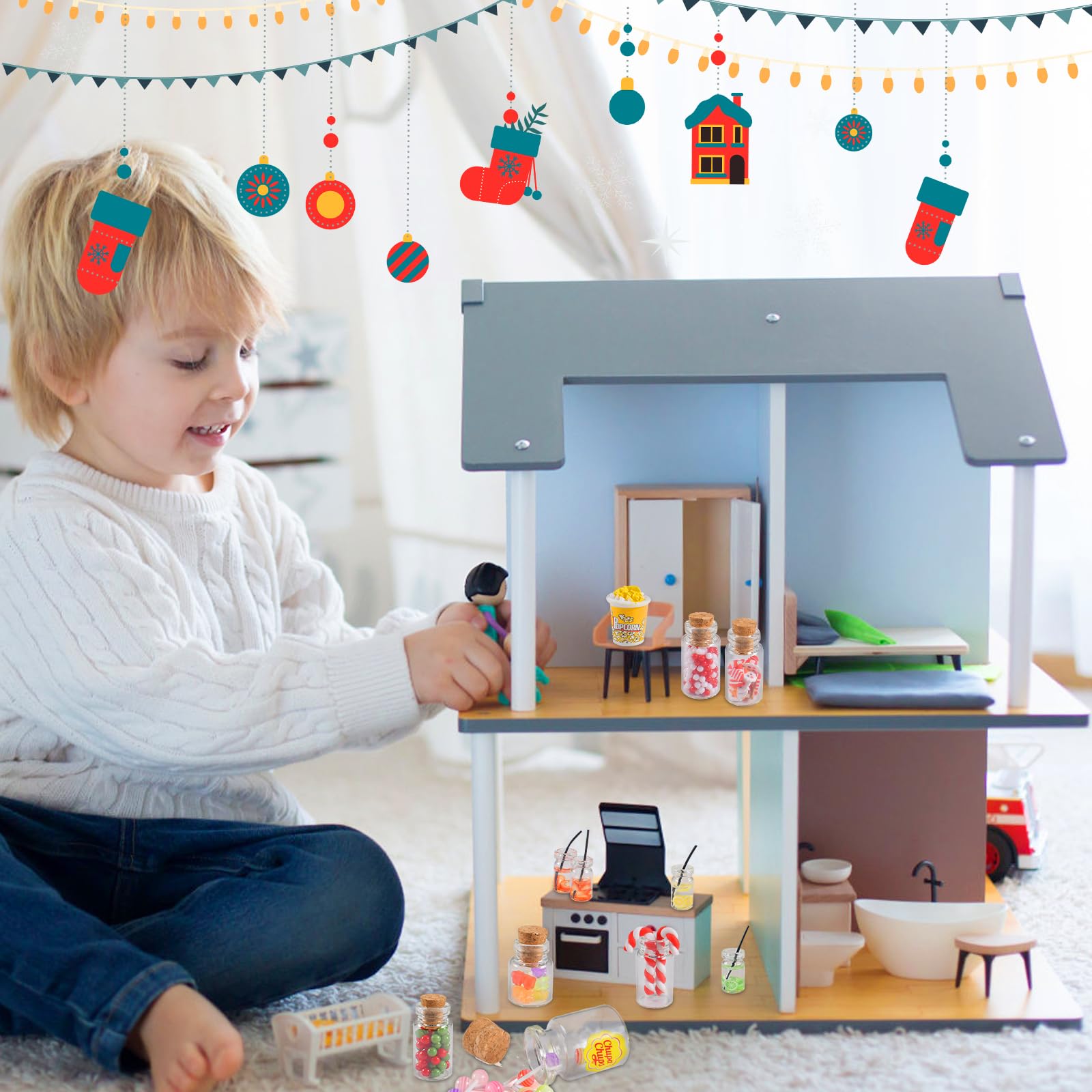 Miniatur-Essen Spielzeug – 1:12 Zubehör Für Puppenhaus & Wichteltür