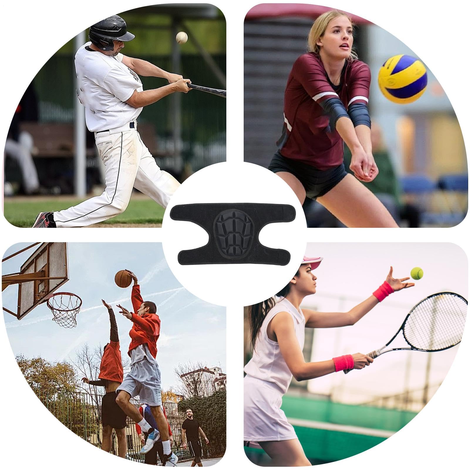 Coussin de coude antidérapant Baseball Softball Volley-ball - Protection avant-bras réglable