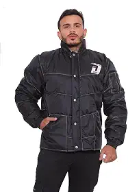 Jaqueta para motociclista masculino motoboy manga removível G