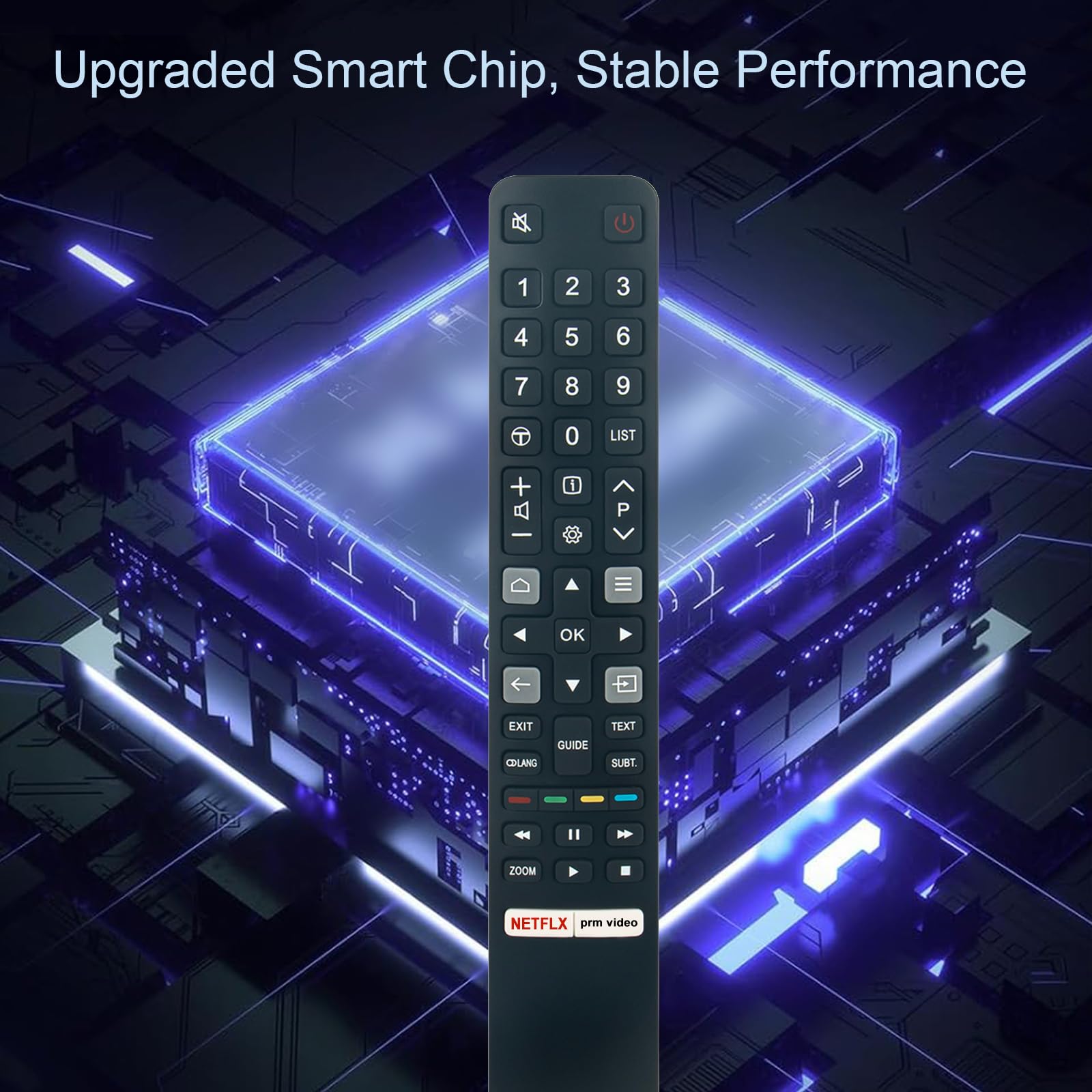 32F510B Télécommande Remplacée Convient Pour Tcl Rc802Nu Yui1 Tv Remote 55C735K 65C735K 75C735K