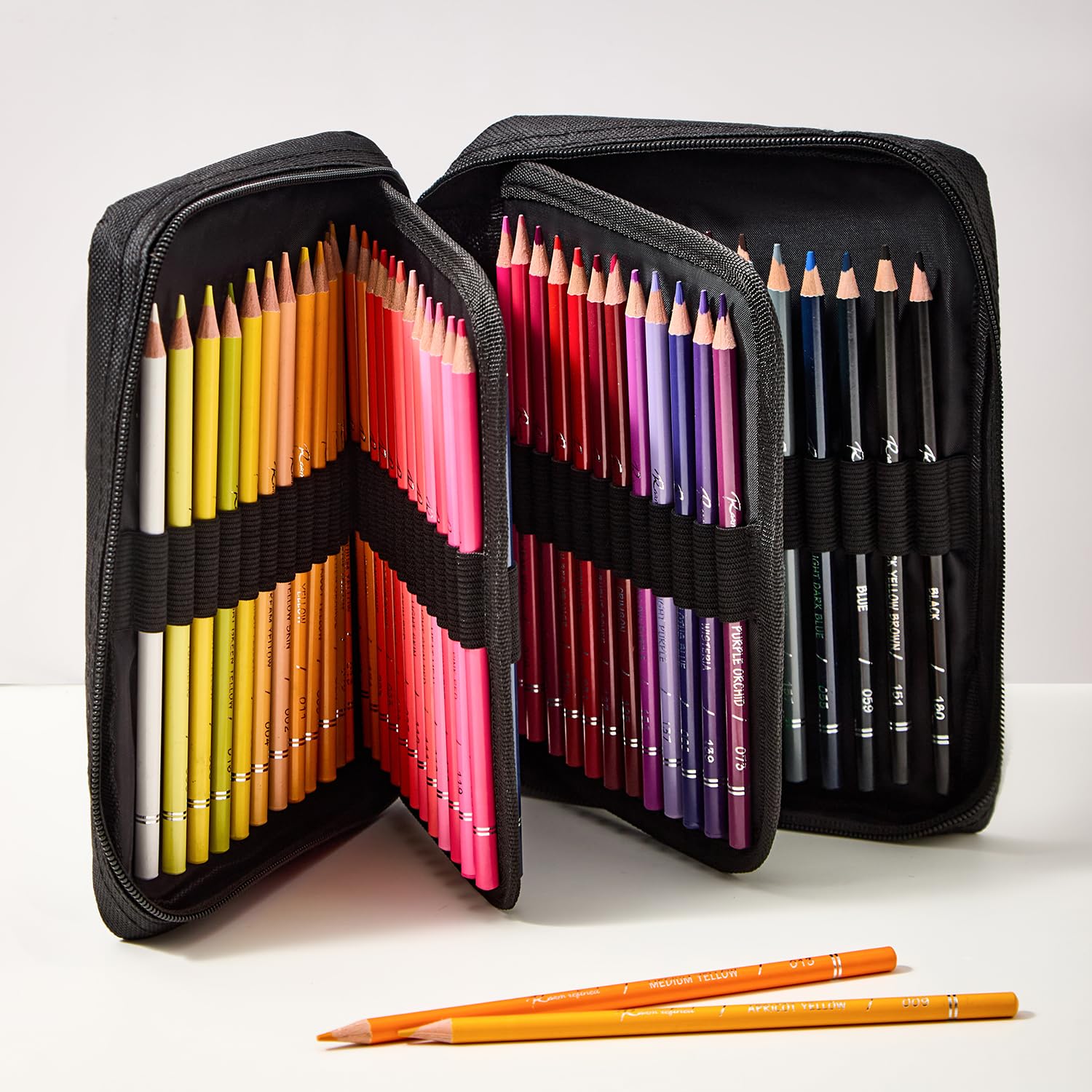 Buntstifte-Set für Erwachsene, 72 Farben, weiche Künstler-Serie mit lebendigen Farben, Zeichenstifte, Kunststifte, professionelle Farbstifte auf Ölbasis, Geschenkbox