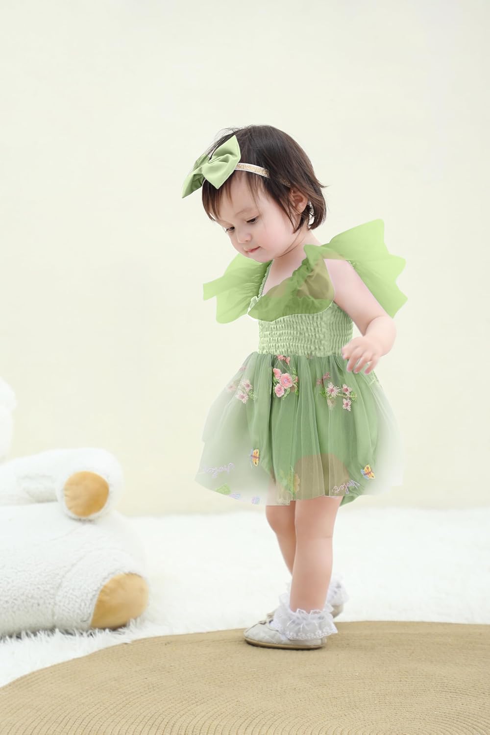 Baby Girl Clothes Infant Tulle Romper Ruffe Sleeveless Bodysuit Baby Girl Outfits Infant Girl Dress 0-18M - Image 3