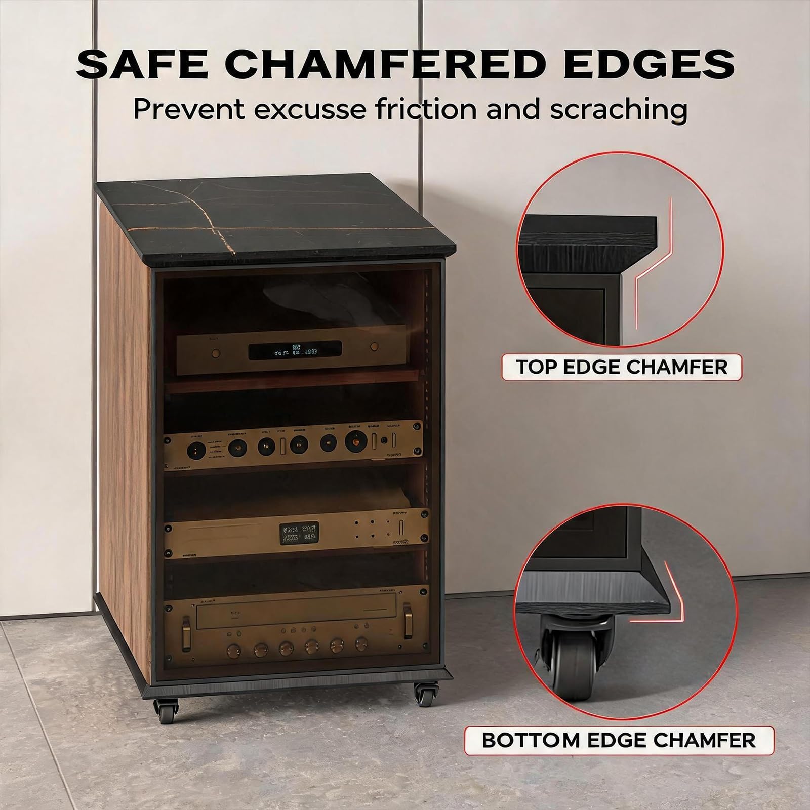 Mueble para Sistema de Audio estéreo, Mueble de Audio y vídeo