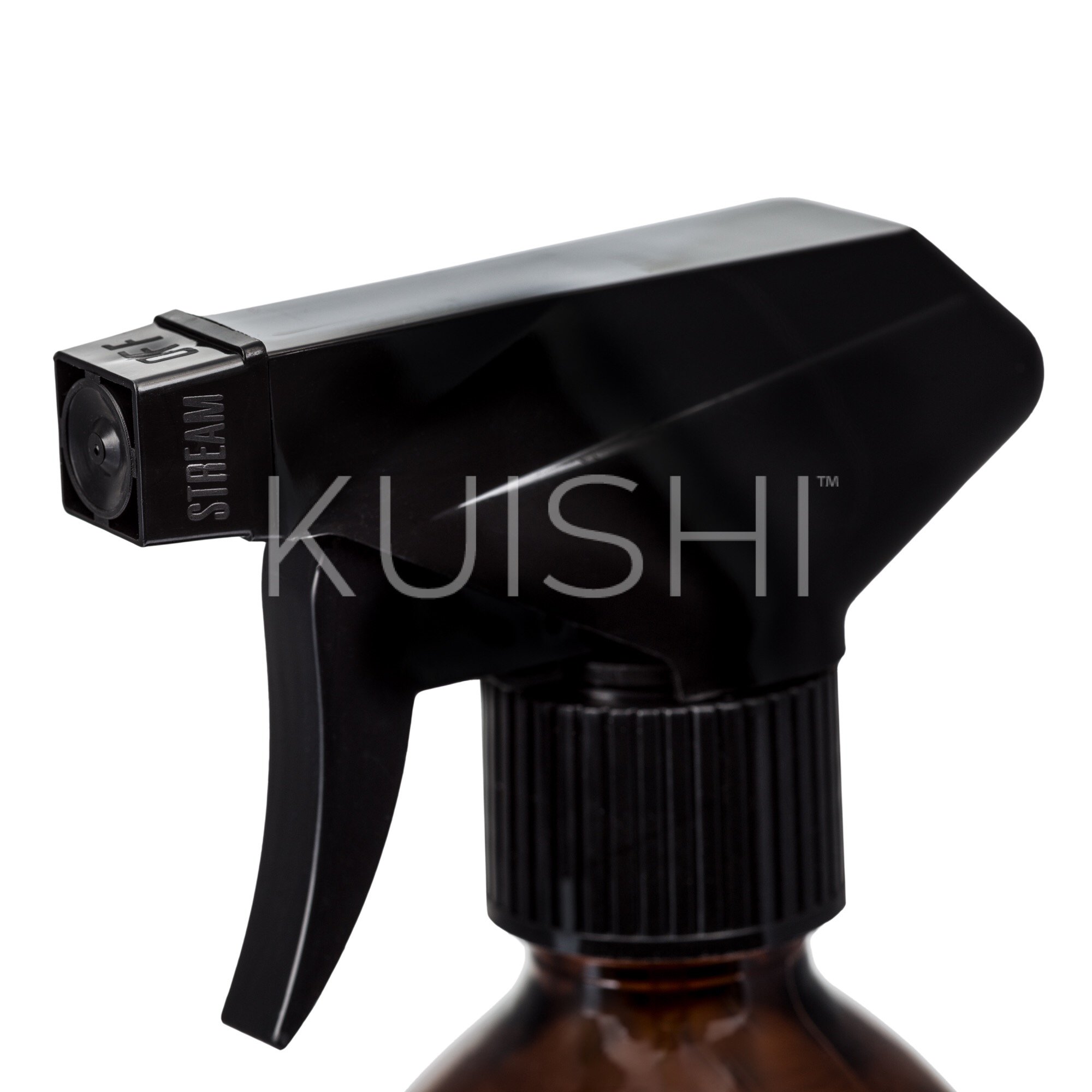 OFFIDIX Flacon Pulvérisateur En Verre Dépoli Avec Buse Réglable Pour Jardinage Et Nettoyage Gris