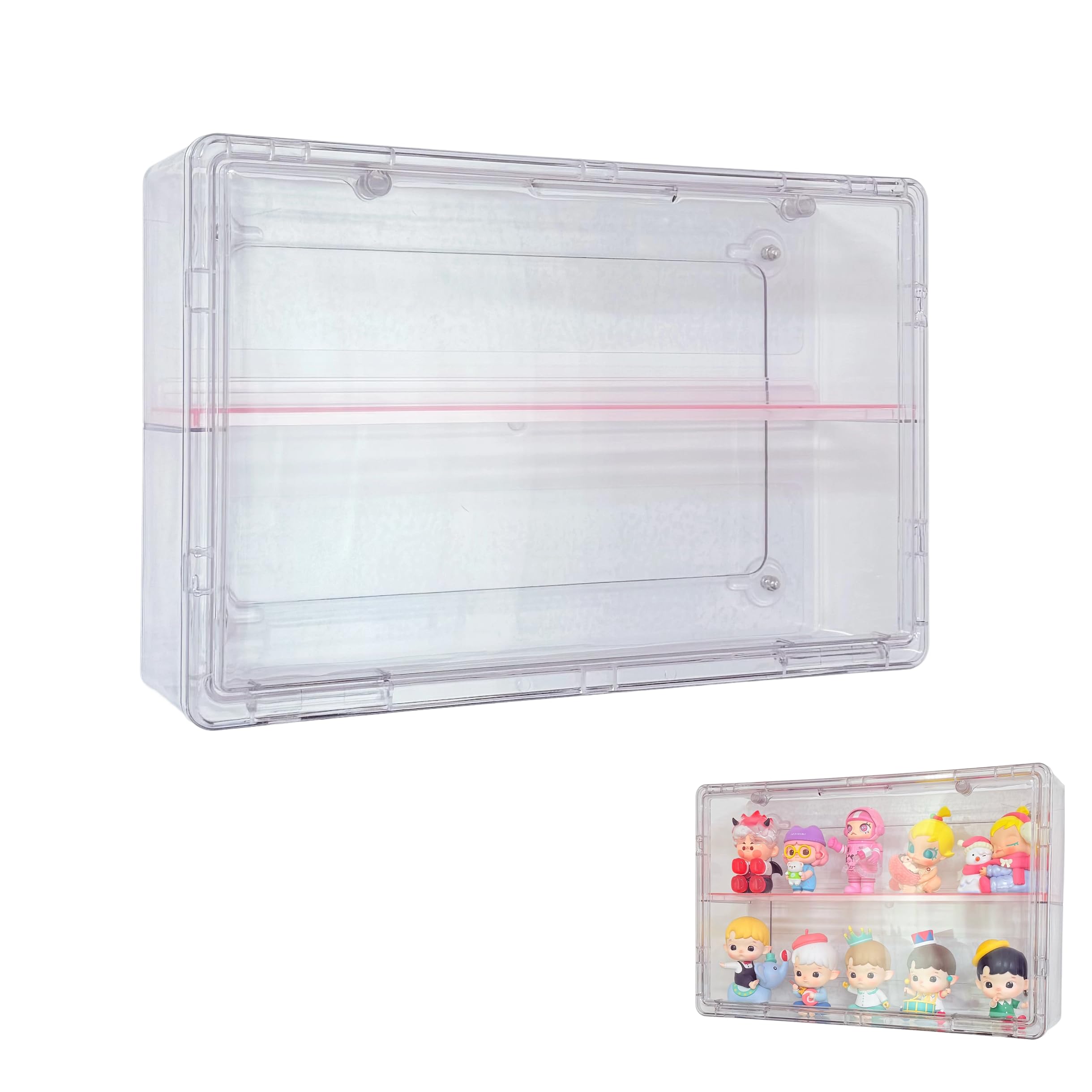 Dasellfa Vitrine Schaukasten Box Acryl Vitrine, Sammlervitri