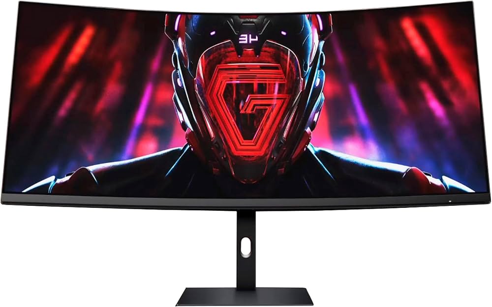 Xiaomi 34インチ ゲーミングモニター C34WQBA-RGGL Xiaomi 34 inch Ultrawide Curved Gaming Monitor, 180HZ HDMI 2K 1ms
