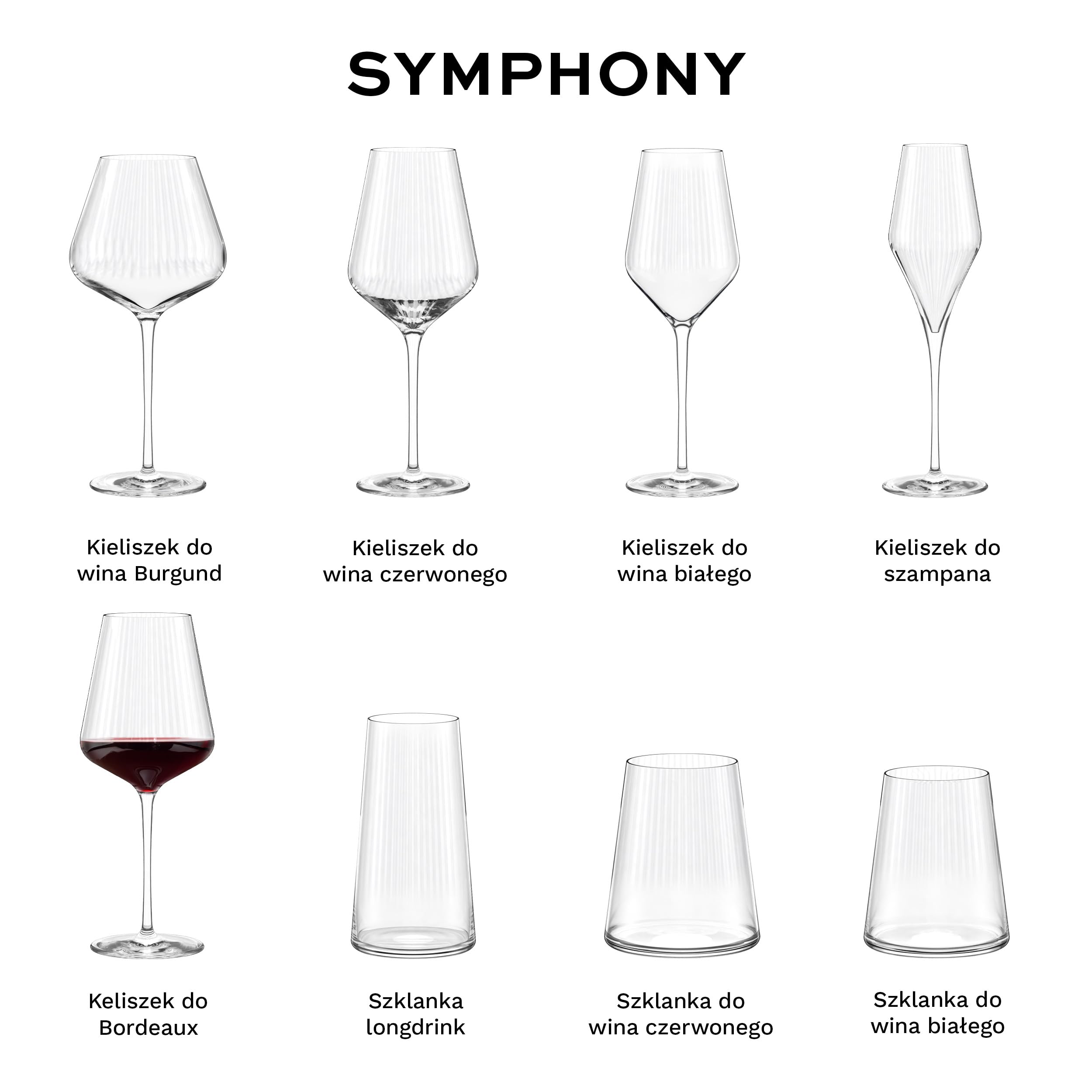 Stölzle Lausitz Kieliszki do Bordeaux Symphony Zestaw 6×645 ml – Eleganckie kryształowe kieliszki dla maks. rozwoju aromatów – Idealne do wina Bordeaux – Zmywarkoodporne & odporne na uszkodzenia