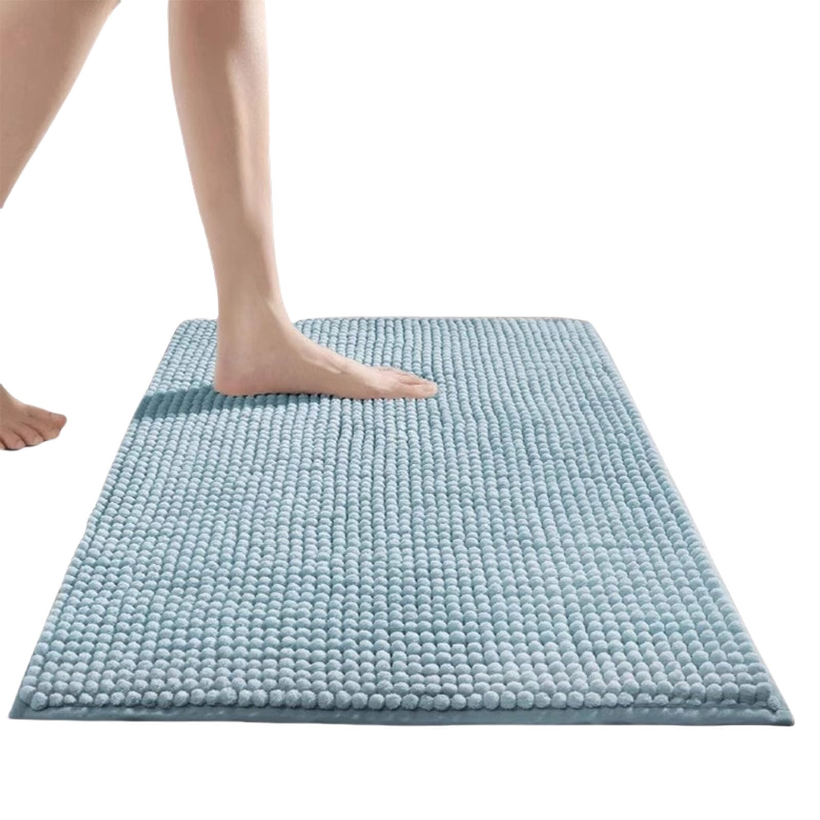 Tapis de bain chenille pour entrée et sortie de douche moderne