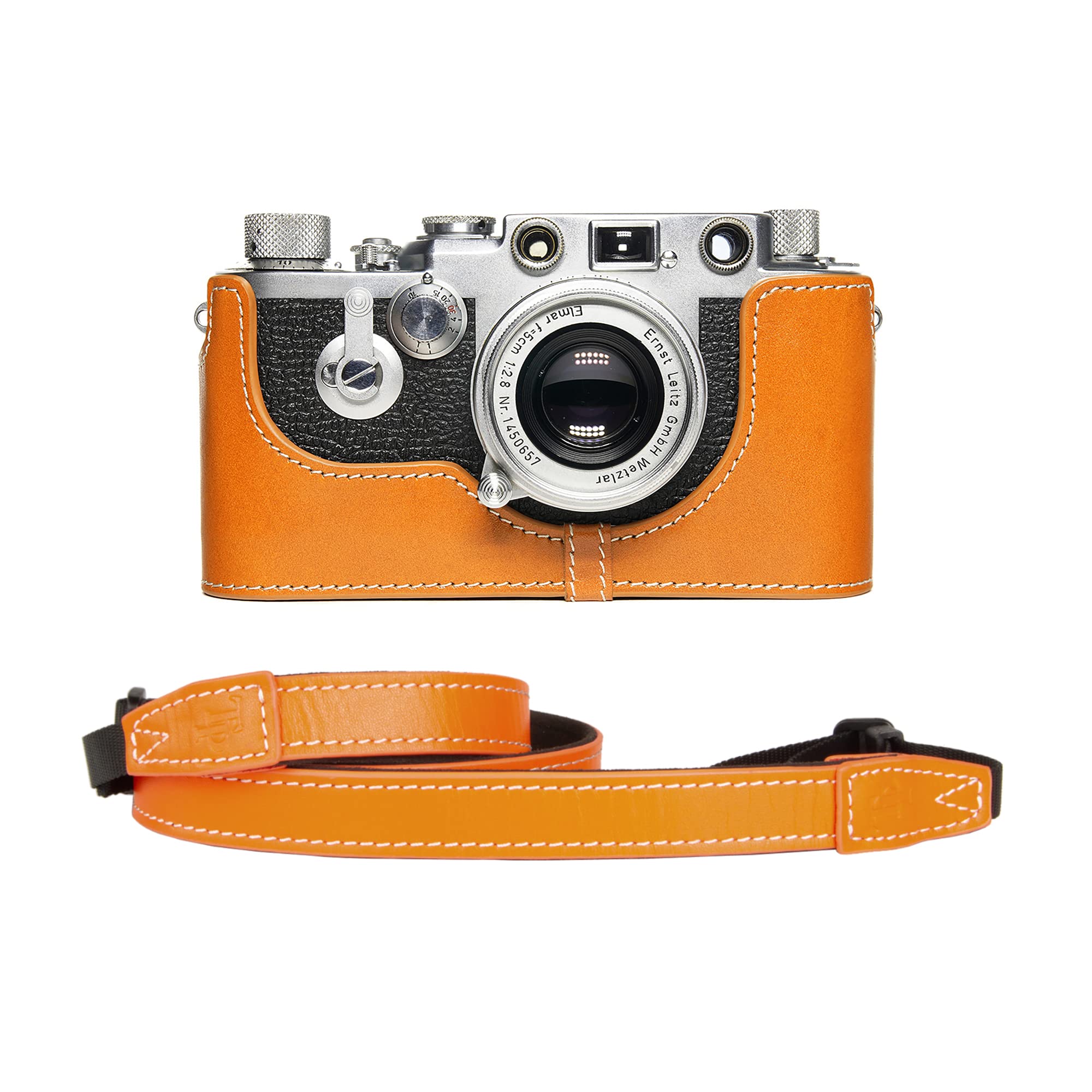 TP Handmade Genuine Real Leather Half Camera Case Bag Cover for Leica ic iic iiic iiid if iif iiif i