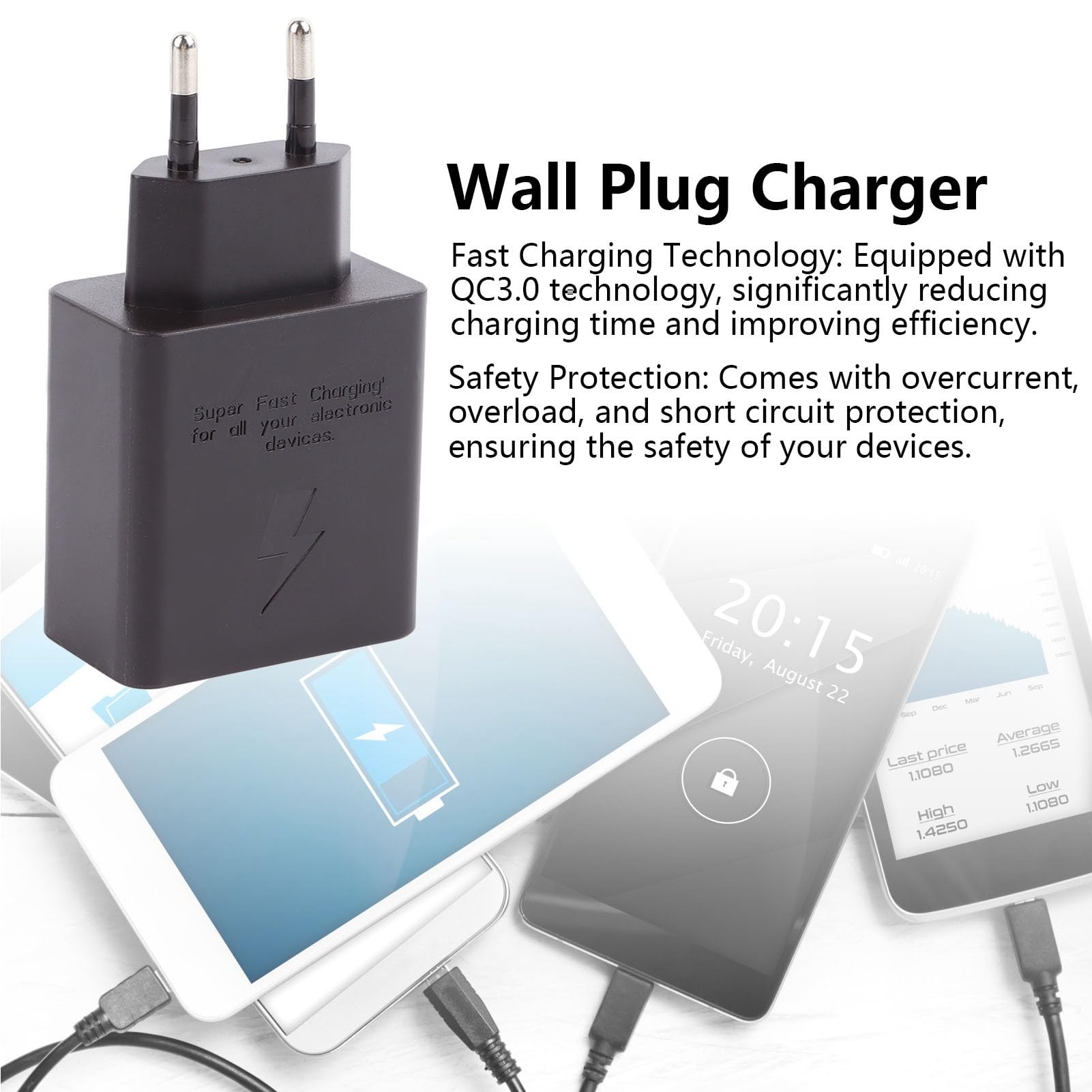 Stazione Di Ricarica USB Caricatore Da Muro USB Da 12 Porte Da 60 W Per Disposivi Multipli Alimentazione Di Ricarica Caricatore USB Hub Blocco Di Ricarica Scrivania - Foto 11