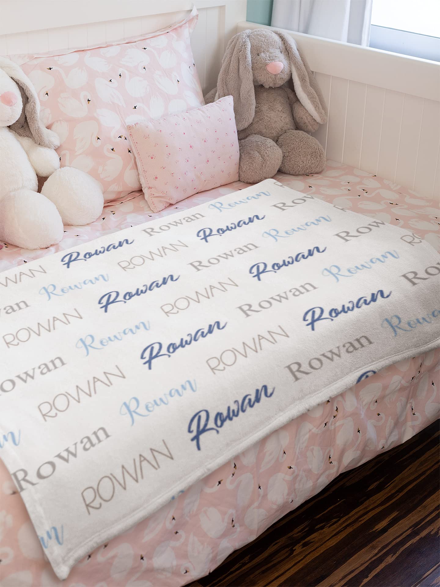 Personalized Baby Gift Girls Blanket, Baby Blanket, Custom Baby Name Newborn Girls Blanket, Personalized Baby Girl Blanket, Girls Blanket, New Baby Gift, Baby Boy Gift Christmas, Father's Day