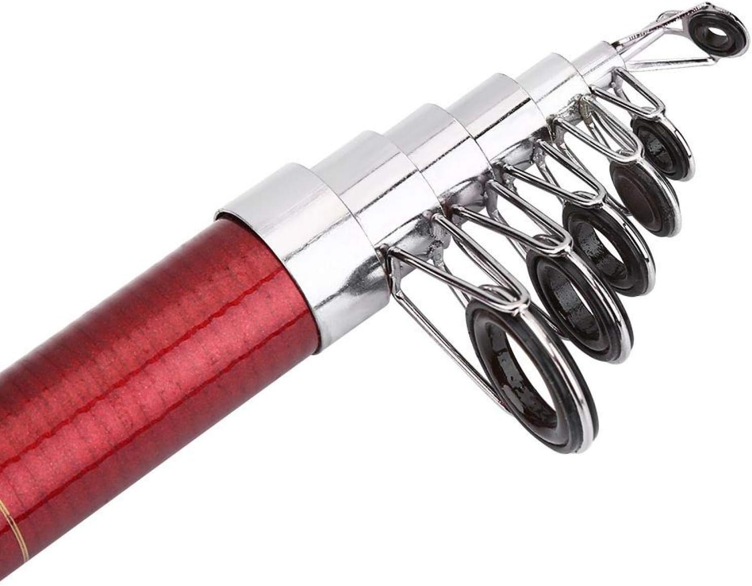 EVTSCAN Fishing Pole, Outdoor Portable Lightweight Casting Telescopic Fishing Rod Reel Tackle Accessory