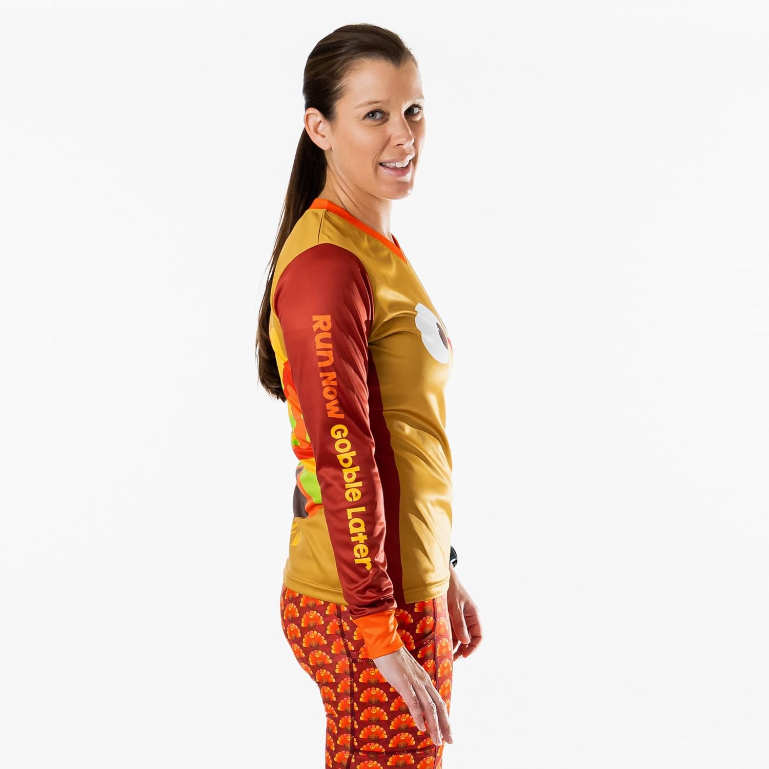 Gone For a Run Runner's Holiday Themed Apparel | Women's Running Long Sleeve Performance Shirt