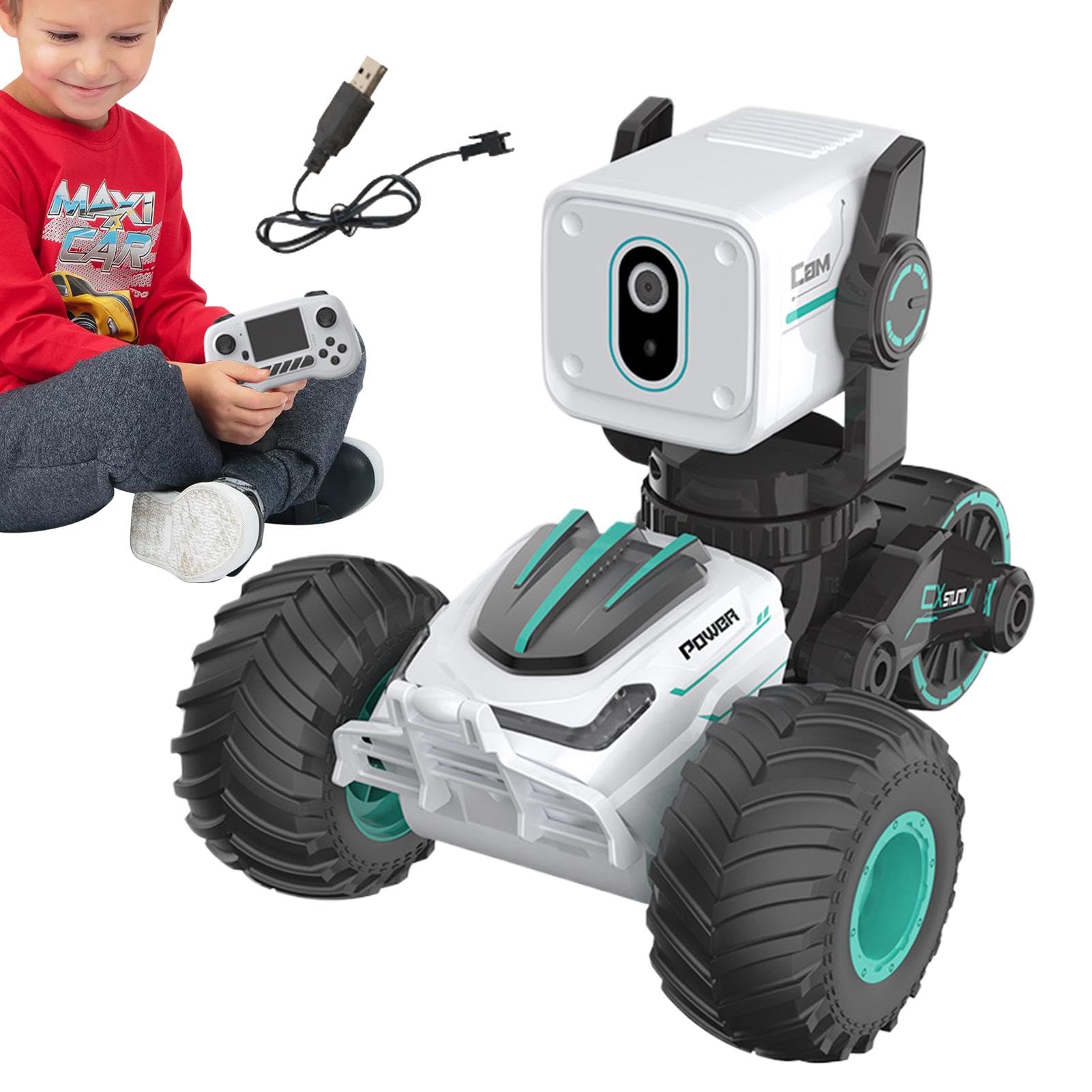 Rc Car with Camera, Remote Control Car, 720p Rc Car Camera, Stunt Rc Car, Drift Car for Kids, High Speed Rc Trucks, Rechargeable Rc Car, Rc Car with Camera Toy, for Kids Adults