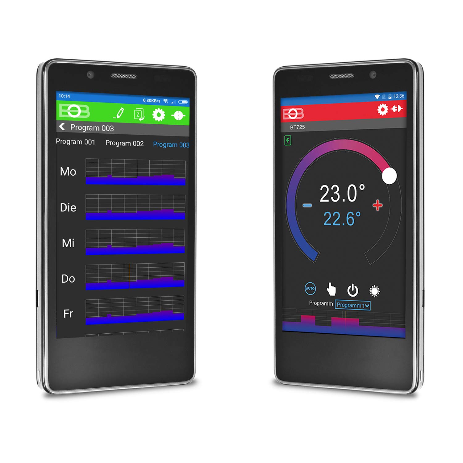 Termostat Pokojowy BT725 z Modułem WiFi, Biały