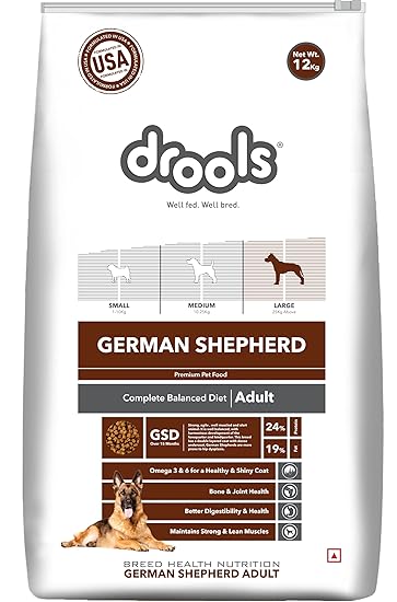 Drools German Shepherd Adult Premium Dog Food, 12 kg