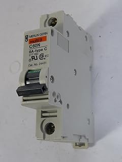 Circuit Breaker, C Curve, 1 Pole, 8A