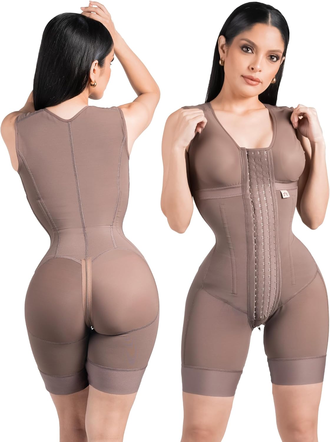 TRIBUTO EST. 2009 Semi-Custom Colombian Full Body Faja with Bra – Stage 2 Post-Surgical & Daily Shapewear for Curvy Figures