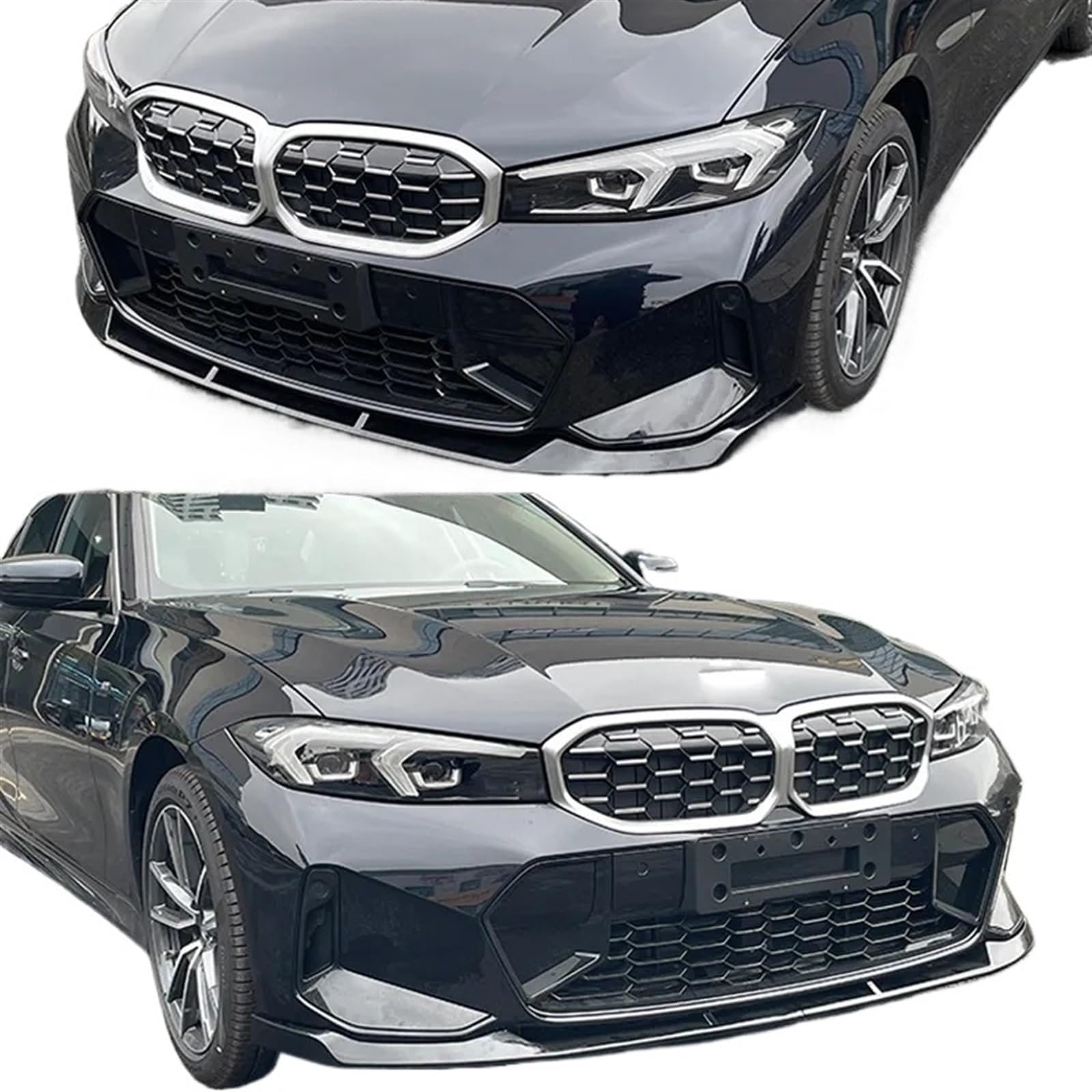 MCSTYEWR Przedni Zderzak Spoiler Kompatybilny z BMW G20 LCI 3 M340i 330i 2022-2023