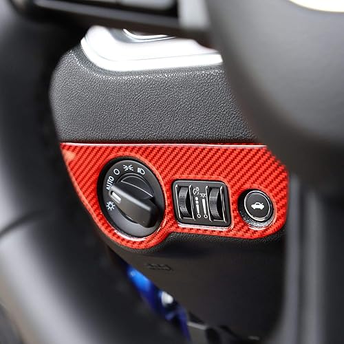 Vista 59 de Voodonala Interruptor de botón de control para Challenger Charger para Dodge Challenger 2015-2025+ Dodge Challenger, accesorios interiores para Rojo