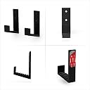 2.5" Cable Box Wall Mount Hanger Holder, Adhesive & Screw-in, for Routers, Laptops, Modem, Mesh WiFi, Apple TV, Network Switch & More, for Devices Upto 2.5" / 63mm Wide, (Black) by Brainwavz gallery image